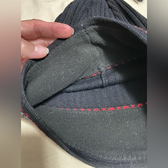 Columbia Unisex Black Argyle Wool Beanie Hat. OSFA - Picture 4 of 6